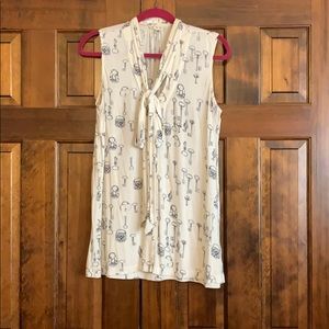CAbi Keys Please Bow Blouse